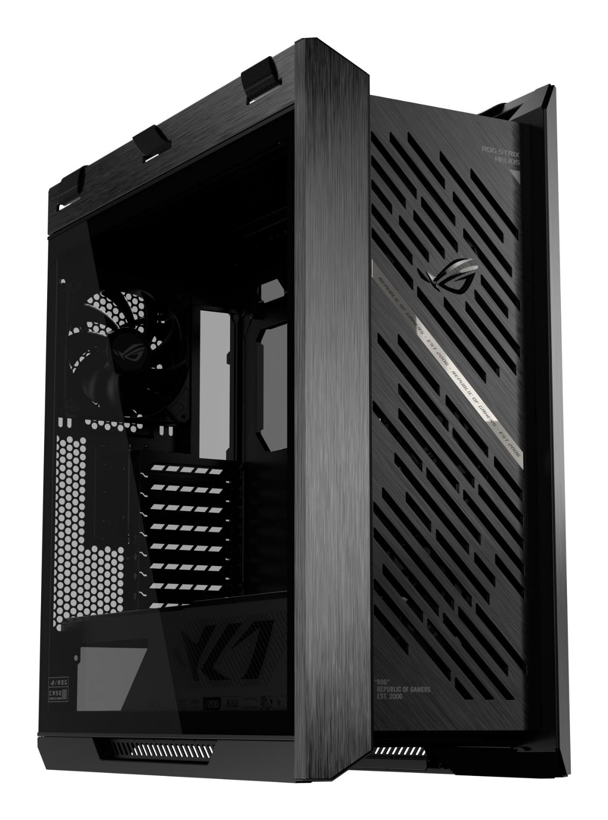 Case, ASUS, ATX/micro ATX/Mini-ITX/EATX, Black, Midi Tower, PC, ROG Strix Helios II, GX601S/BK/TGROGSTRIXHELIO