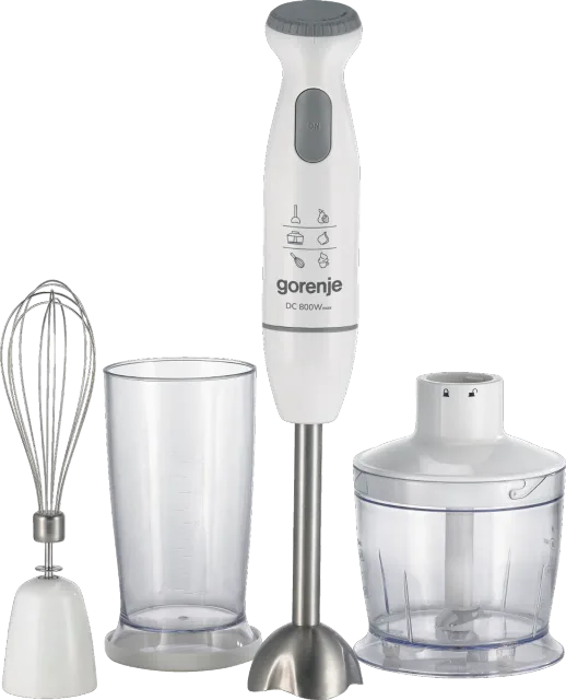 Gorenje Hand Blender | HBC804QW | Hand Blender | 800 W | Jar capacity 0.5 L | White