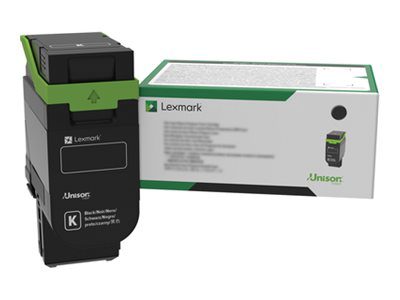 Lexmark CS632, CX635 Blk Rtn 20K Cartridge, Lexmark 75M2XK0, Lexmark - Extra High Yield - black - original - toner cartridge - LCCP, LRP, Toner cartridge, Black