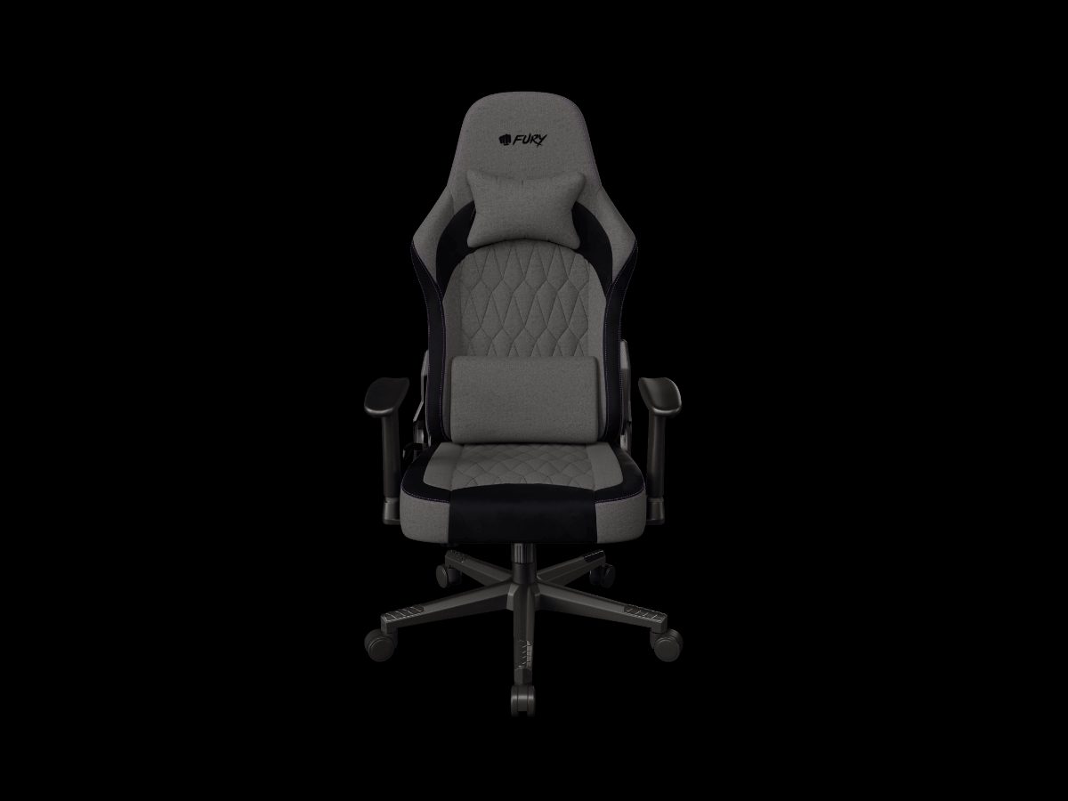 Fury Shinai S8, Gaming Chair, Fabric, Nylon, Wood, Metal, Gray