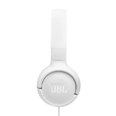 JBL Tune on-ear austiņas ar USB, baltas