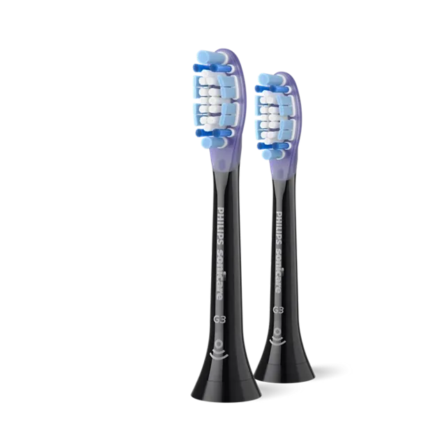 Sonicare G3 Premium Gum Care Standard zobu birstes uzgalis, 2gab, melns
