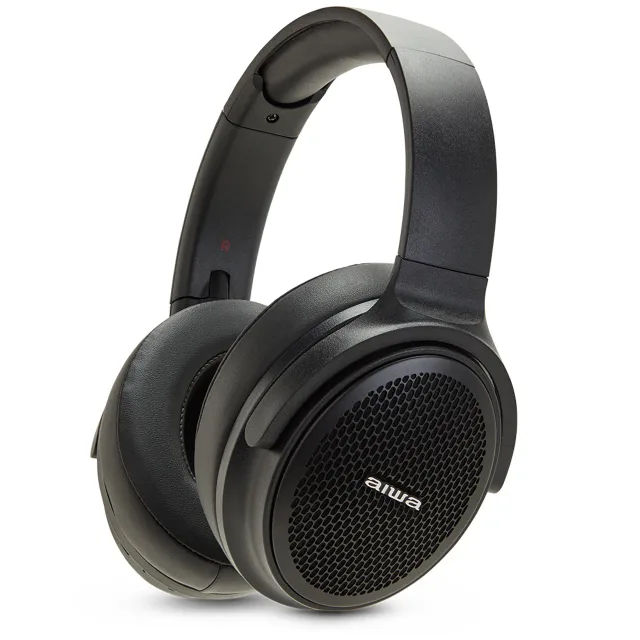 AIWA bluetooth austiņas ar HyperBass, melnas