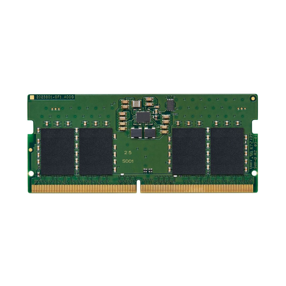 KCP556SS6-8, 8 GB, SODIMM, 5600 MHz, Notebook, Registered No, ECC No