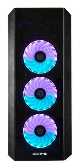 Case, CHIEFTEC, ATX/micro ATX/Mini-ATX, Black, Midi Tower, PC, GL-03B-UC-OP