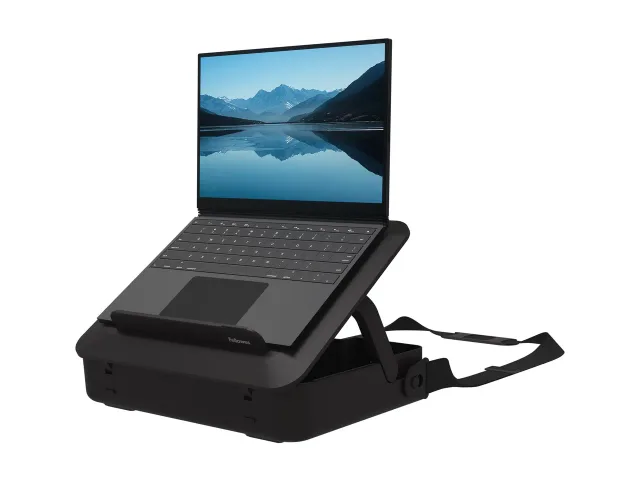 Fellowes | Breyta 2in1 Laptop Carry Case/Laptop Riser | Black | 384 x 308 x 89 mm