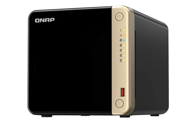QNAP | 4-Bay desktop NAS | TS-464-8G | Intel Celeron | N5095 4-core | Processor frequency 2.9 GHz | 8 GB