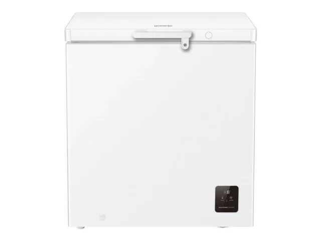 Freezer | FH20E6W5 | Gorenje Energy efficiency class E | Chest | Freestanding | Height 85.8 cm | Total net capacity 198 L | Display | White