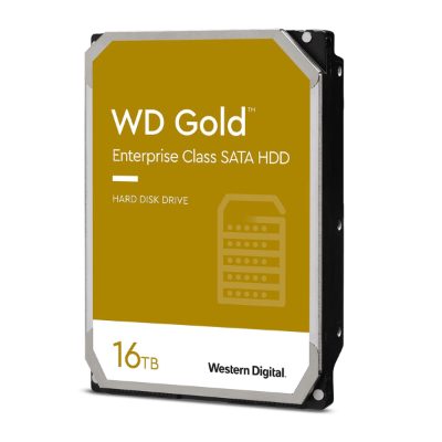 HDD, WESTERN DIGITAL, Gold, 16TB, SATA 3.0, 512 MB, 7200 rpm, 3,5", WD161KRYZ