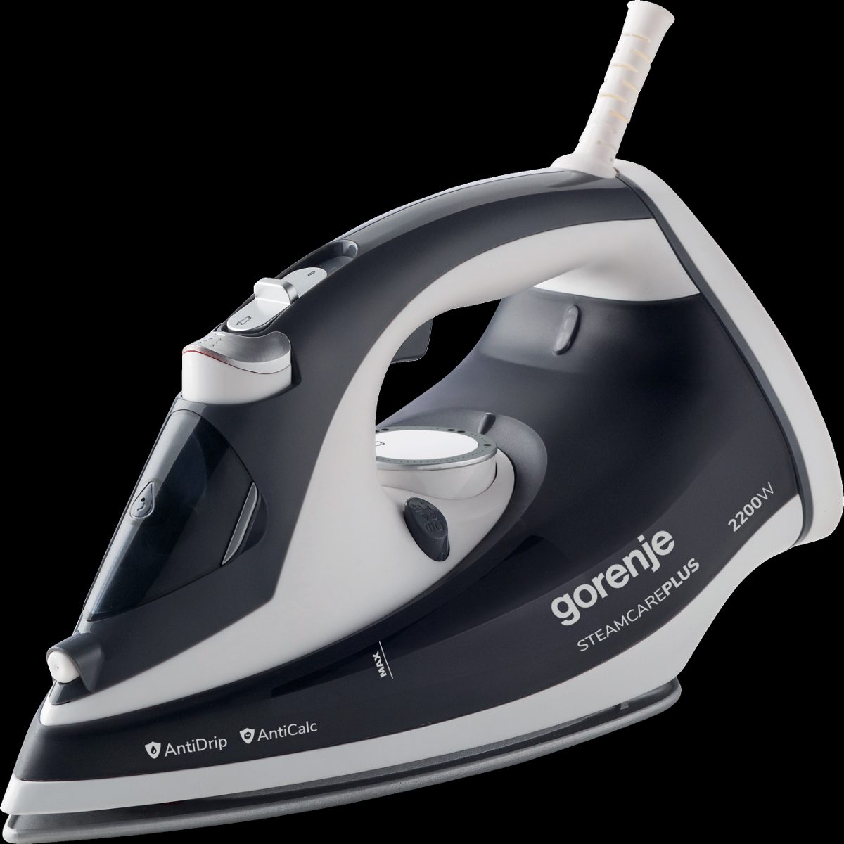 SIH2200DGT, Steam Iron, 2200 W, Water tank capacity 280 ml, Continuous steam 30 g/min, Steam boost performance 90 g/min