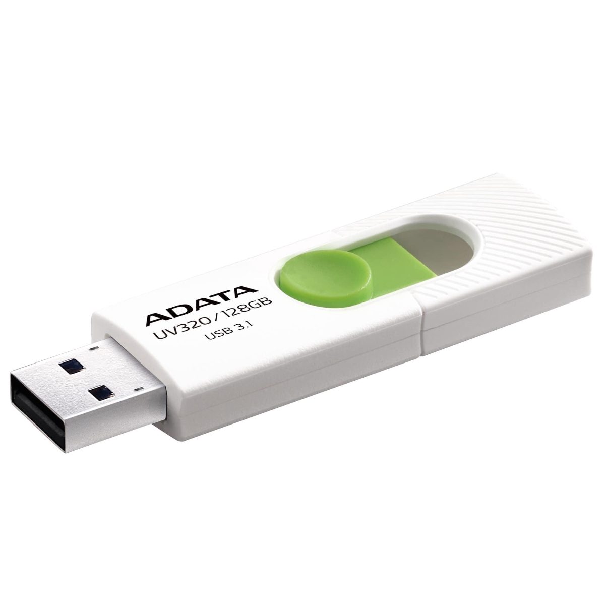 USB Flash Drive, UV320, 128 GB, USB Type-A, White/Green