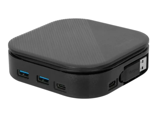 Targus | Universal DisplayLink USB-C Dual Monitor Travel Docking Station, 80W | HDMI ports quantity 2 | Ethernet LAN