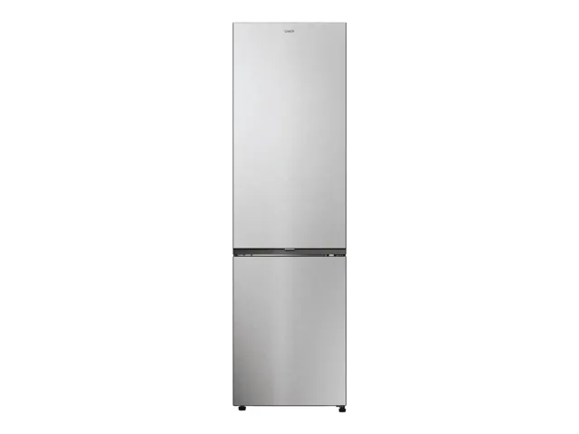 Candy Refrigerator | ECN2CQTEX206 | Energy efficiency class E | Free standing | Combi | Height 205 cm | No Frost system | Fridge net capacity 289 L | Freezer net capacity 120 L | 38 dB | Stainless Steel