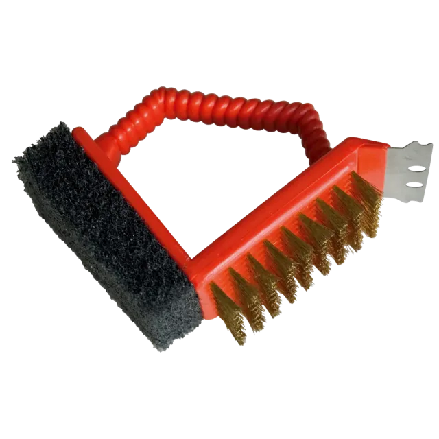 Barbecook | 3-in-1 brush red (24pcs/disp) | BC-ACC-7064