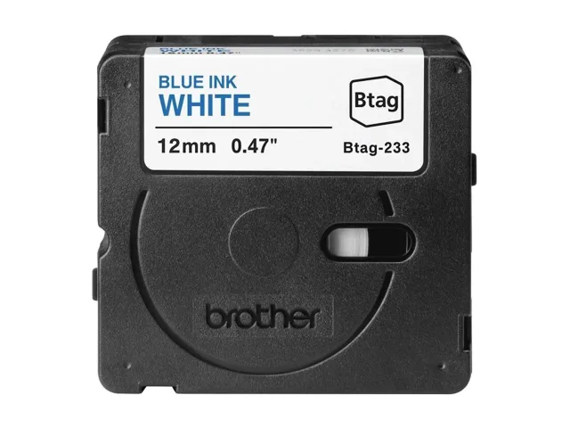 Brother BTAG-233 | Blue on White | Btag