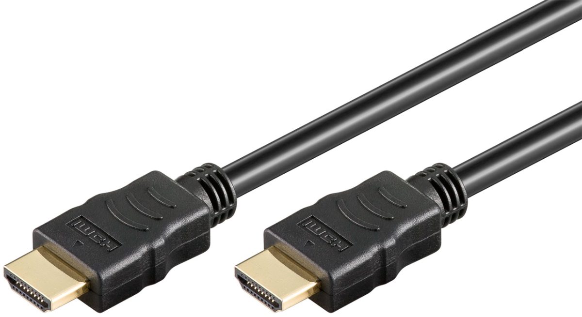 Goobay High Speed HDMI Cable with Ethernet, 0.5 m