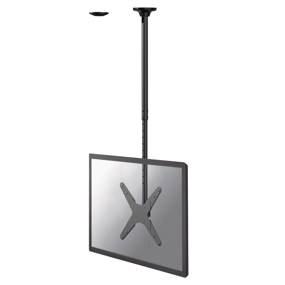 Neomounts Ceiling mount, FPMA-C340BLACK Monitor/TV mount ceiling screen, Adjustable Height, Rotate, Tilt, Swivel, 32-75 ", Maximum weight (capacity) 50 kg, Black