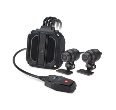 MiVue M820WD dual-lens motorcycle driving recorder, Receive five satellite GPS, Wi-Fi
