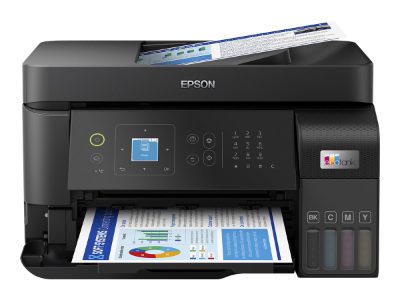 Multifunctional printer, EcoTank L5590, Inkjet, Colour, Inkjet Multifunctional Printer, A4, Wi-Fi, Black