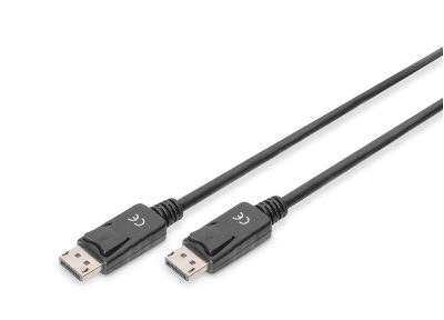 DisplayPort Connection Cable, AK-340100-020-S, DisplayPort to DisplayPort DisplayPort Male, DisplayPort Male
