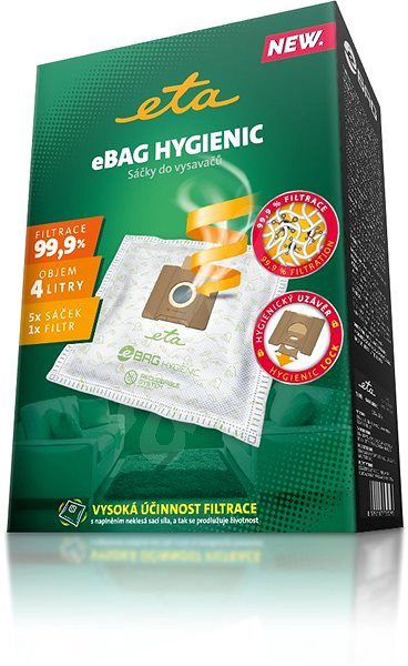 Vacuum cleaner bags  Hygienic, ETA960068010