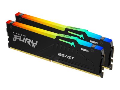 Fury Beast RGB, 32 Kit (16GBx2) GB, DDR5, 4800 MHz, PC/server, Registered No, ECC No