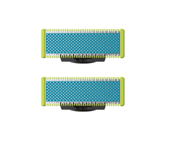Philips | Replaceable blade (2 pcs) | QP225/50 OneBlade | Black/Green