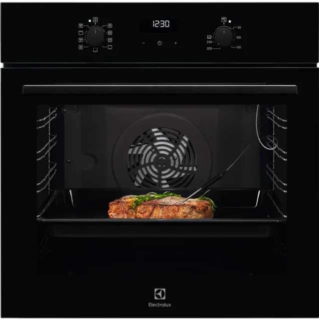 Electrolux cepeškrāsns, iebūv., 72 l, melna