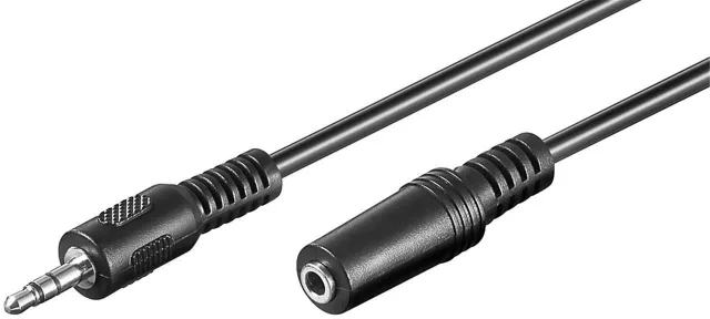 Goobay | Headphone and audio AUX extension cable; 3-pin 3.5 mm | 50090 | 5 m