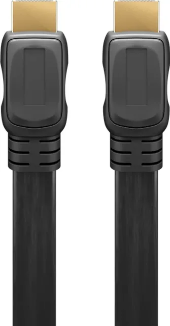 Goobay | High Speed HDMI Flat Cable with Ethernet | 61279 | HDMI male (type A) | HDMI (type A) | HDMI to HDMI | 2 m