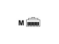 AK-219602, CAT 6 Modular Plug, 8P8C, unshielded for Round Cable, two-parts plug