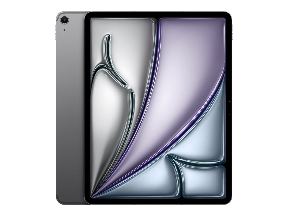 iPad Air Wi-Fi + Cellular, Space Gray, 13 ", 2732 x 2048 pixels, IPS, Apple, 12 GB, M4, 128 GB, 3G, 4G, 5G, Wi-Fi, Front camera, 12 MP, Rear camera, Bluetooth, 6.0, iPadOS, 26