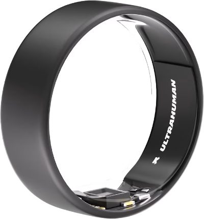 Ring Air, Matte Grey, Size 6, Smart Ring