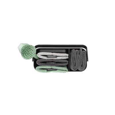 BRABANTIA tīrīšanas komplekts SinkSide, 5gab., dark grey
